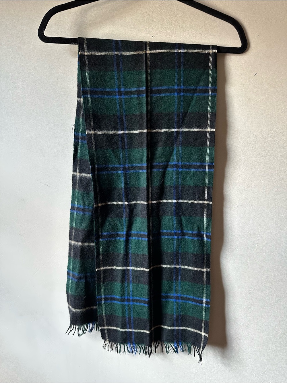 Vintage Mid Cenutry Triminghams Bermuda Cashmere Wool Scotland Scarf